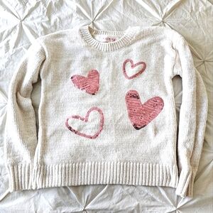 Pink Republic Valentines hearts sweater